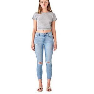 DL-1961 Farrow Crop High Rise Skinny In Toledo, sz 27